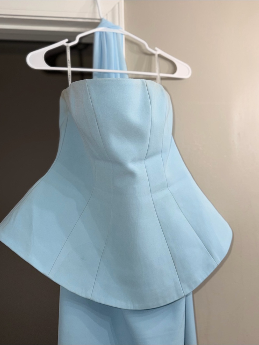 Club London Baby Blue Set with Neck Scarf